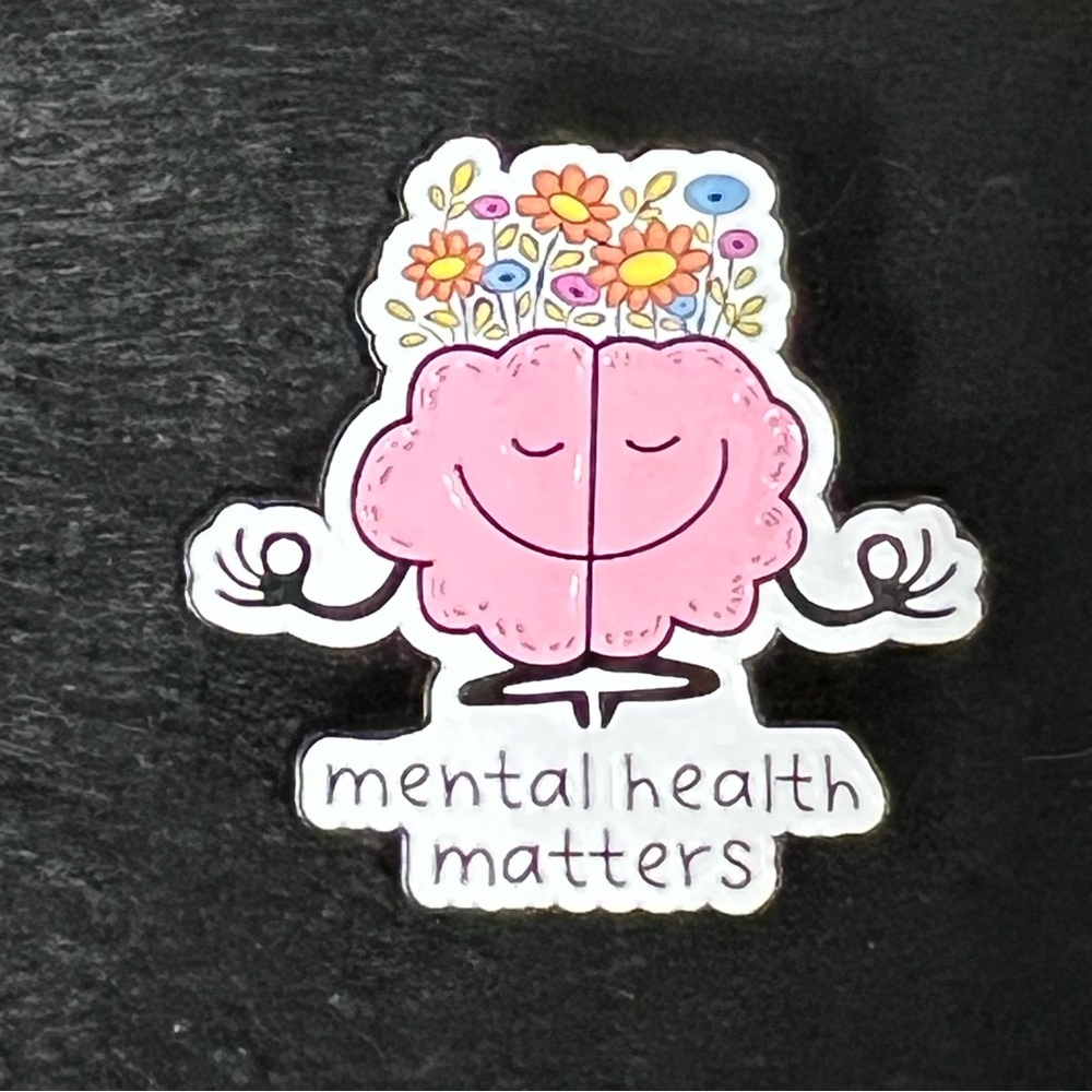 Mental Health Matters Enamel Pin